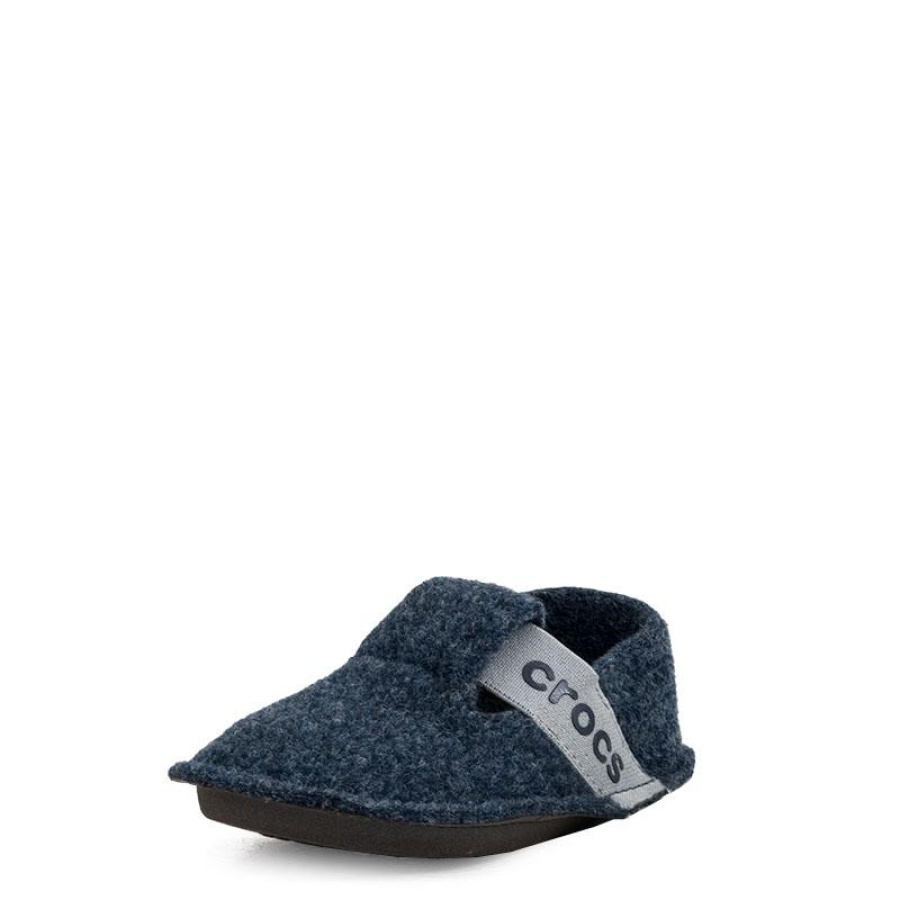 Crocs 205349-410 Παιδική Χειμωνιάτικη Παντόφλα Navy Crocs