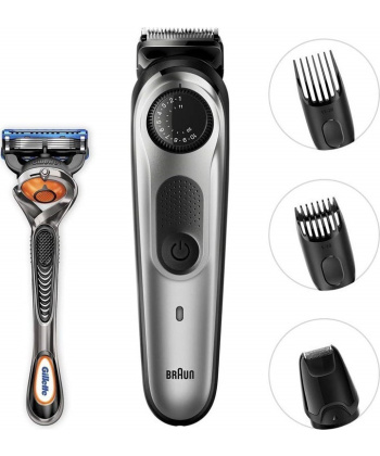 Braun BT5060 Beard Trimmer - Black/Metallic Silver