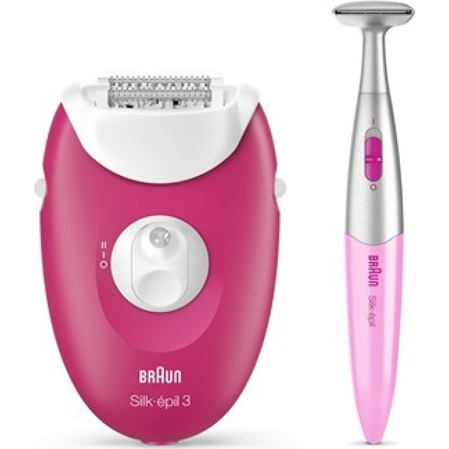 Braun SE 3-420 Silk Epil 3 Αποτριχωτική Μηχανή, 1 συσκευή & Bikini Trimmer