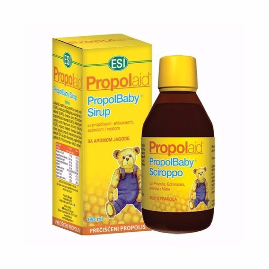 ESI Propolaid PropolBaby Παιδικό Σιρόπι για Βήχα & Πονόλαιμο με Άρωμα Φράουλας 180ml ESI