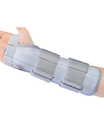 Δερμάτινος Νάρθηκας Καρπού Με Μπανέλλες “Deluxe Wrist Universal” - 8705-6 - Ortholand ΔΕΞΙ