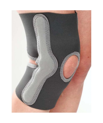 OIK / ELASTIC KNEE SUPPORT ΕΛΑΣΤΙΚΗ ΕΠΙΓΟΝΑΤΙΔΑ ΜΕ ΟΠΗ ΚΑΙ ΠΛΑΓΙΕΣ ΜΕΤΑΛΛΙΚΕΣ ΜΠΑΝΕΛΛΕΣ ORTHOLAND