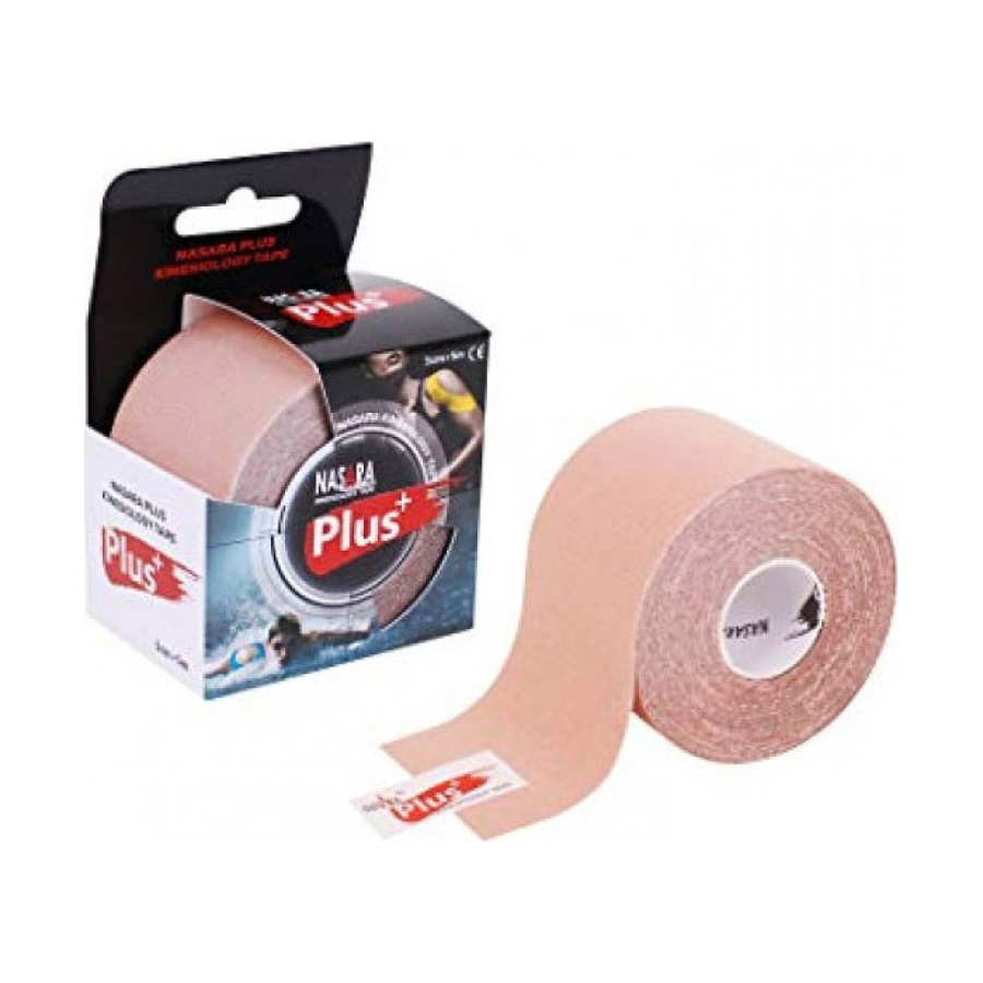 Tape Plus Κινησιοθεραπείας Αδιάβροχος 5cm x 5m Μπεζ Alfacare