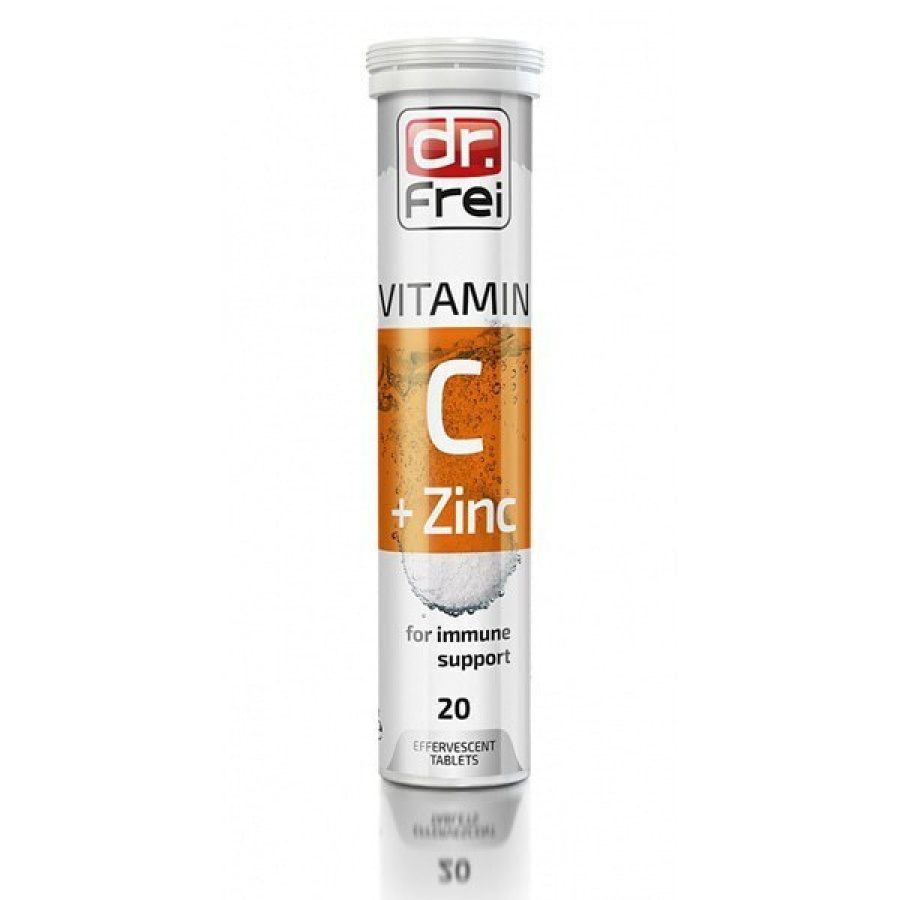 Swiss Energy Vitamin C & Zinc 1000mg Πορτοκάλι 20 αναβράζοντα δισκία