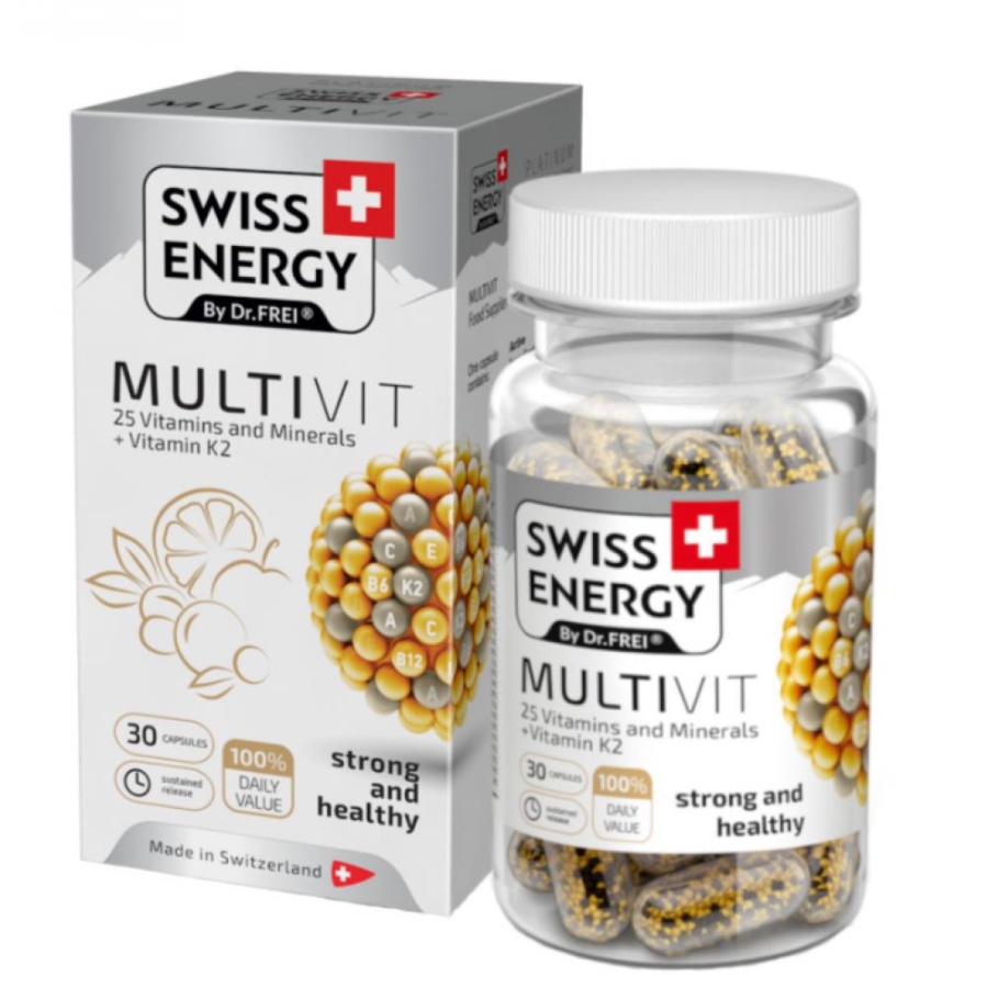 Βιταμίνη Multivit (30 κάψουλες) Swiss Energy